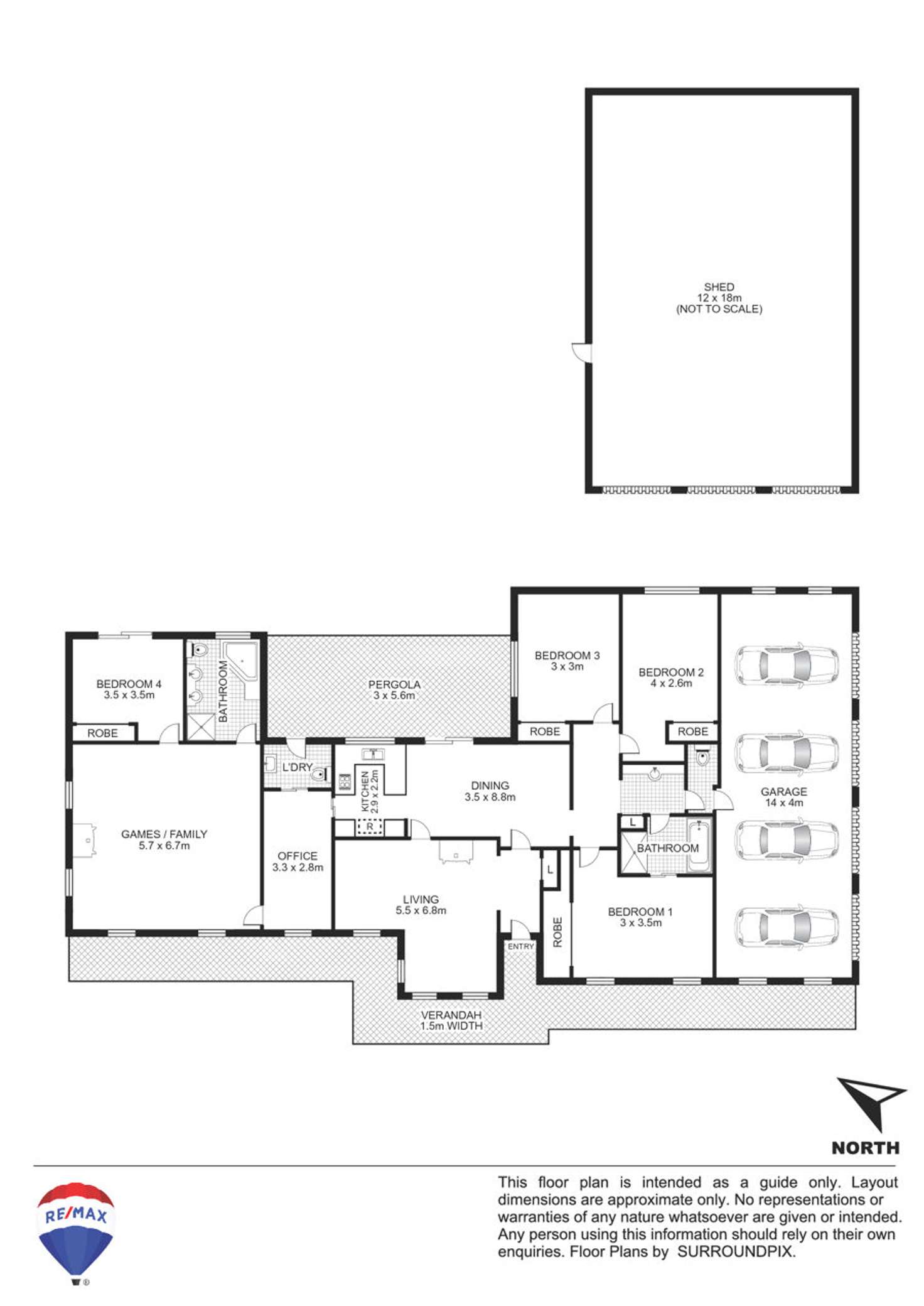 Floorplan of Homely ruralOther listing, Address available on request