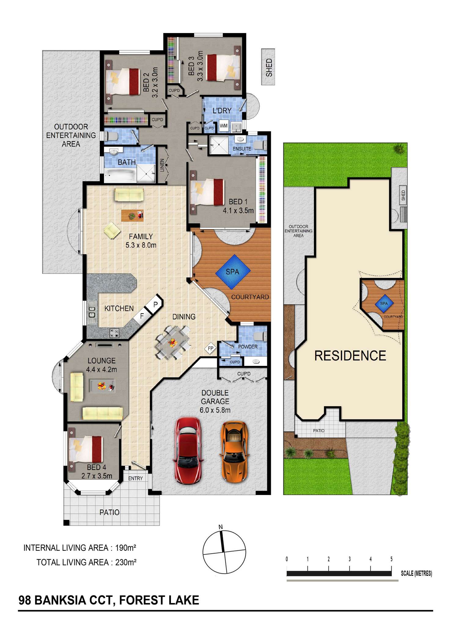 Floorplan of Homely house listing, 98 Banksia Cct, Forest Lake QLD 4078