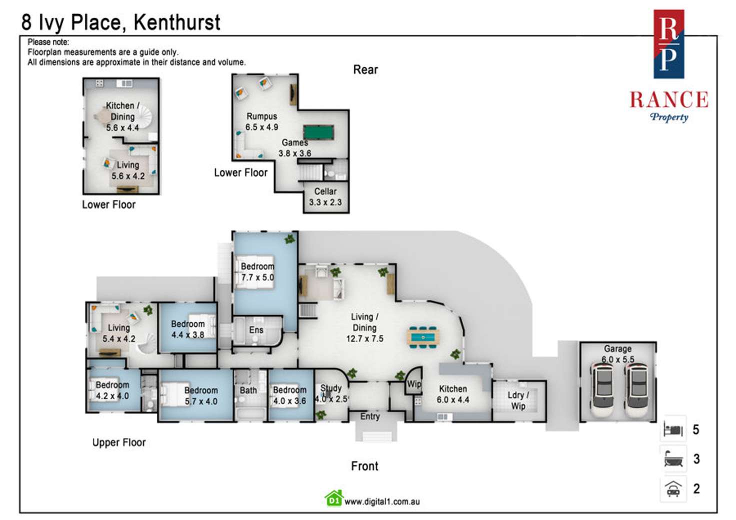Floorplan of Homely house listing, 8 Ivy Place, Kenthurst NSW 2156