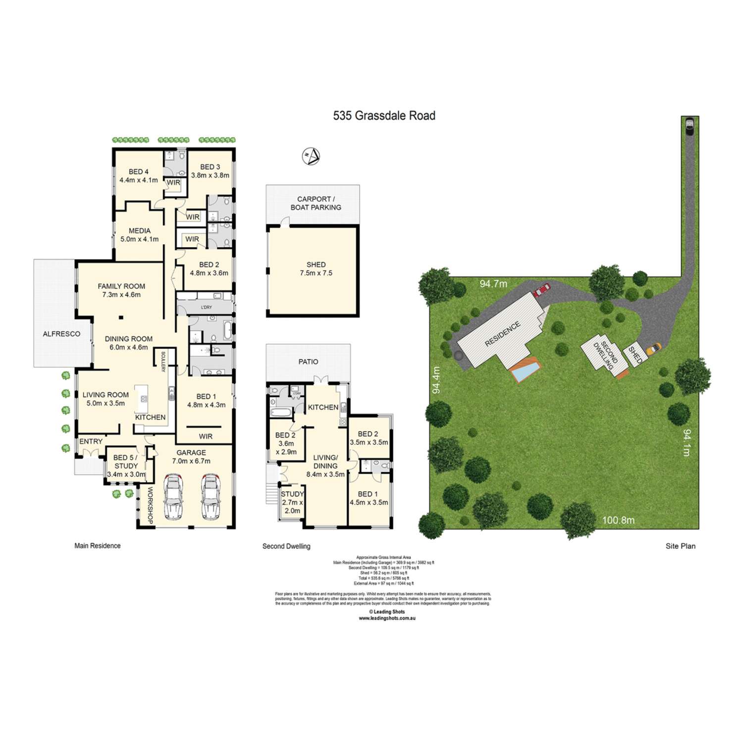 Floorplan of Homely house listing, 535 Grassdale Road, Gumdale QLD 4154