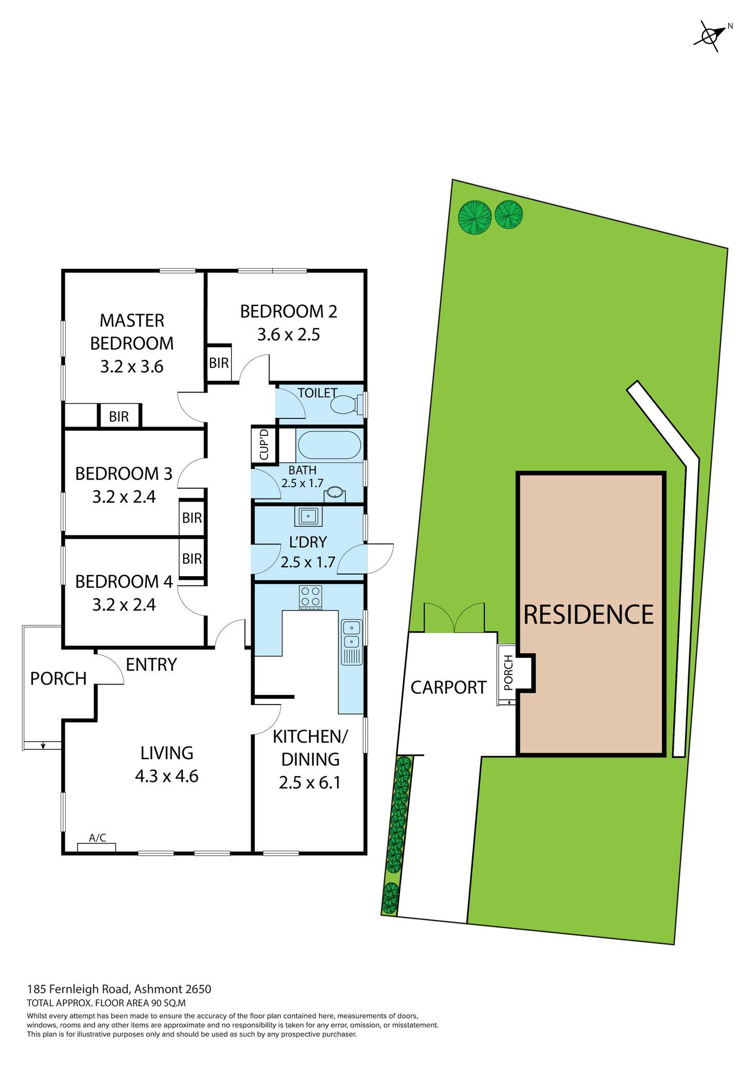 Floorplan of Homely house listing, 185 Fernleigh Road, Ashmont NSW 2650