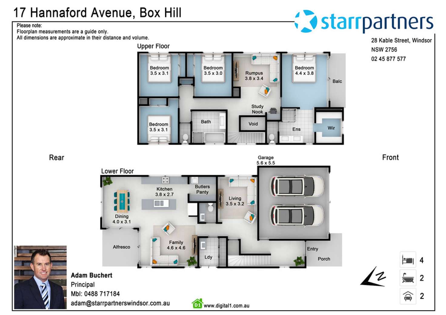 Floorplan of Homely house listing, 17 Hannaford Avenue, Box Hill NSW 2765