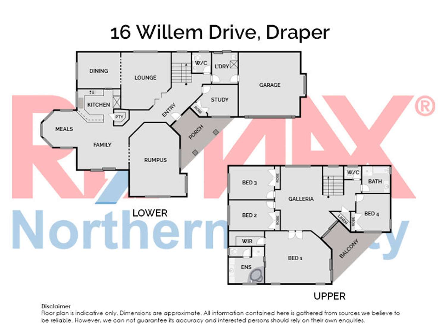 Floorplan of Homely house listing, 16 Willem Drive, Draper QLD 4520