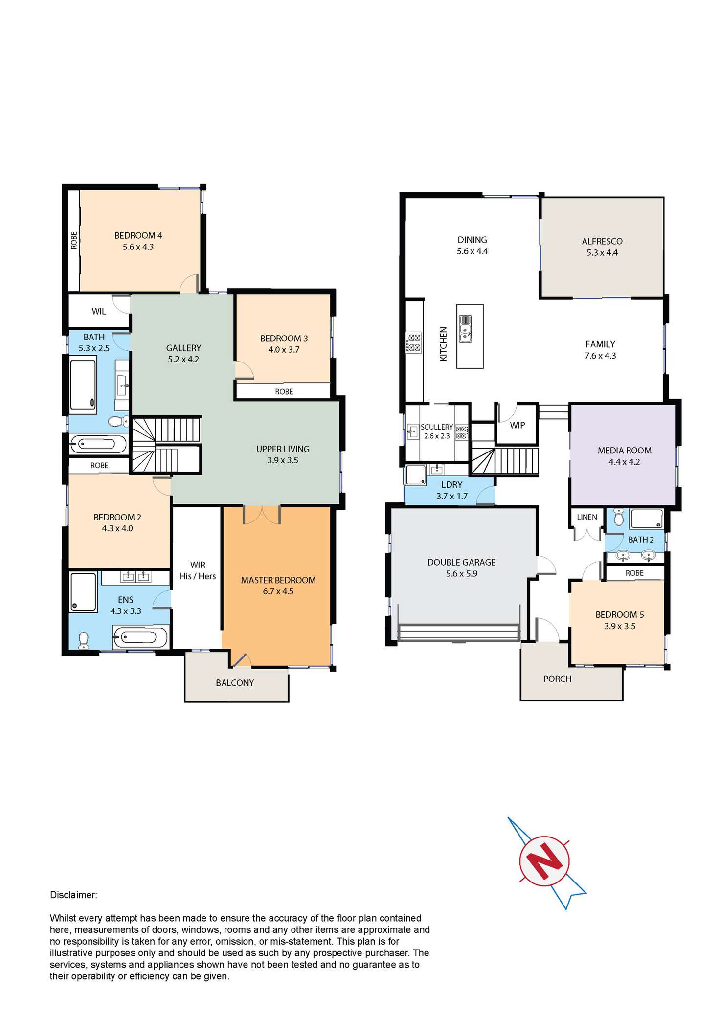 Floorplan of Homely house listing, 1 Corsica Way, Kellyville NSW 2155