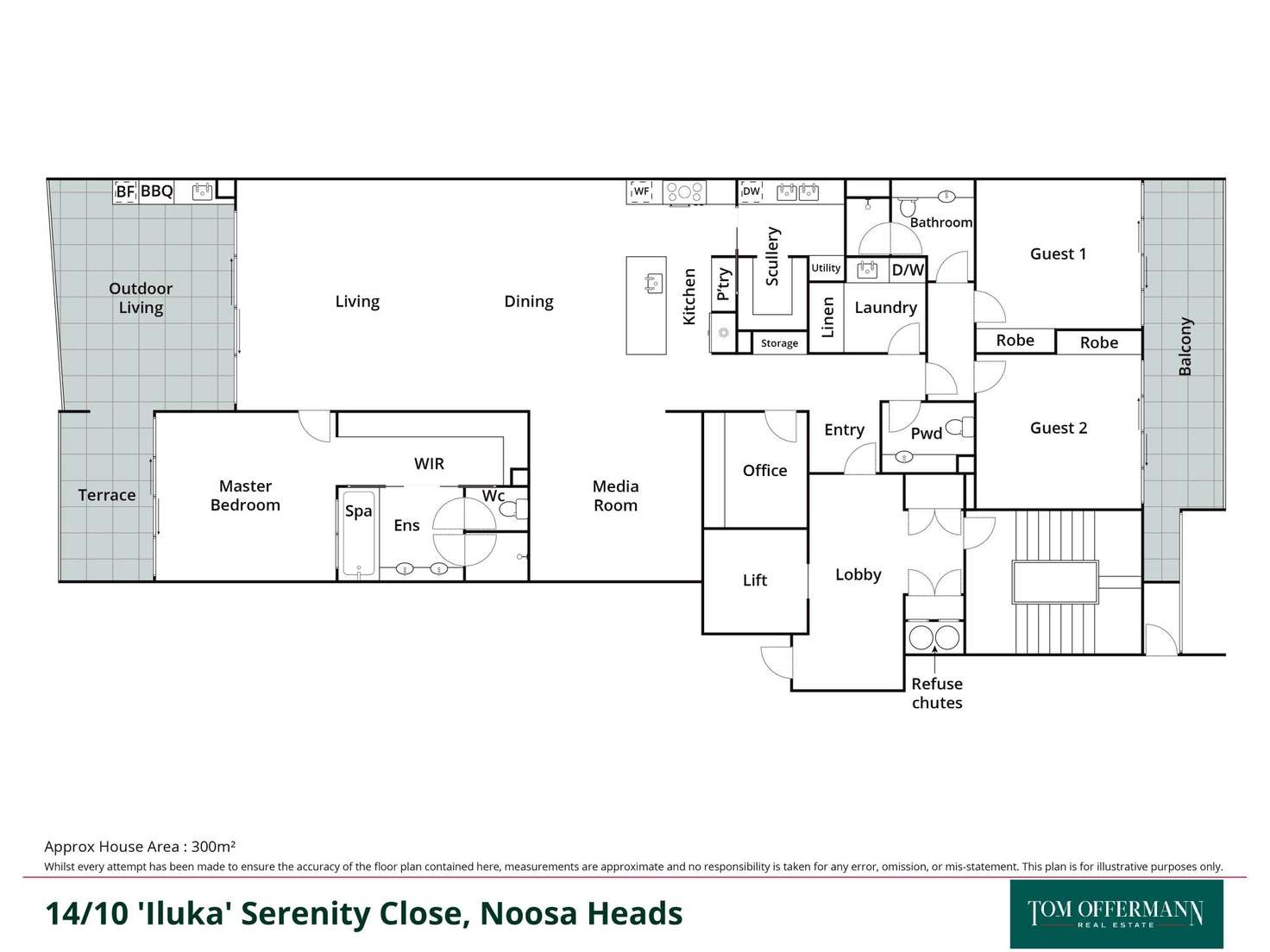 Floorplan of Homely unit listing, 14/10 Serenity Close, Noosa Heads QLD 4567