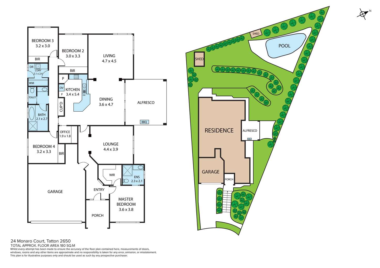Floorplan of Homely house listing, 24 Monaro Court, Tatton NSW 2650