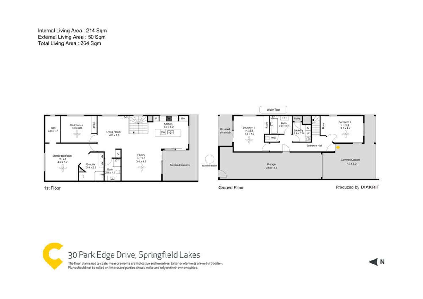 Floorplan of Homely house listing, 30 Park Edge Drive, Springfield Lakes QLD 4300