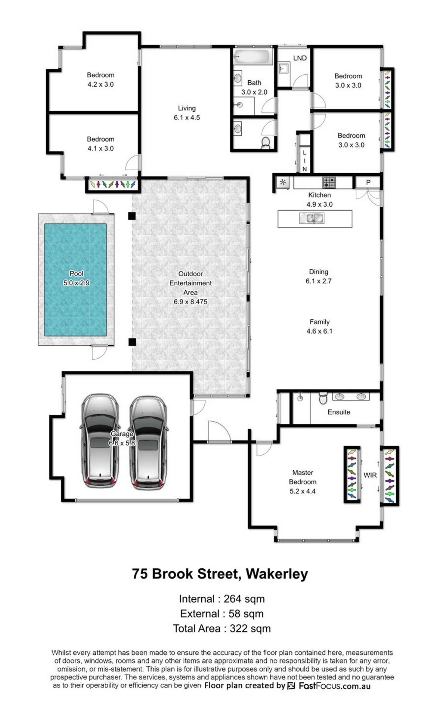 Floorplan of Homely house listing, 75 Brook Street, Wakerley QLD 4154