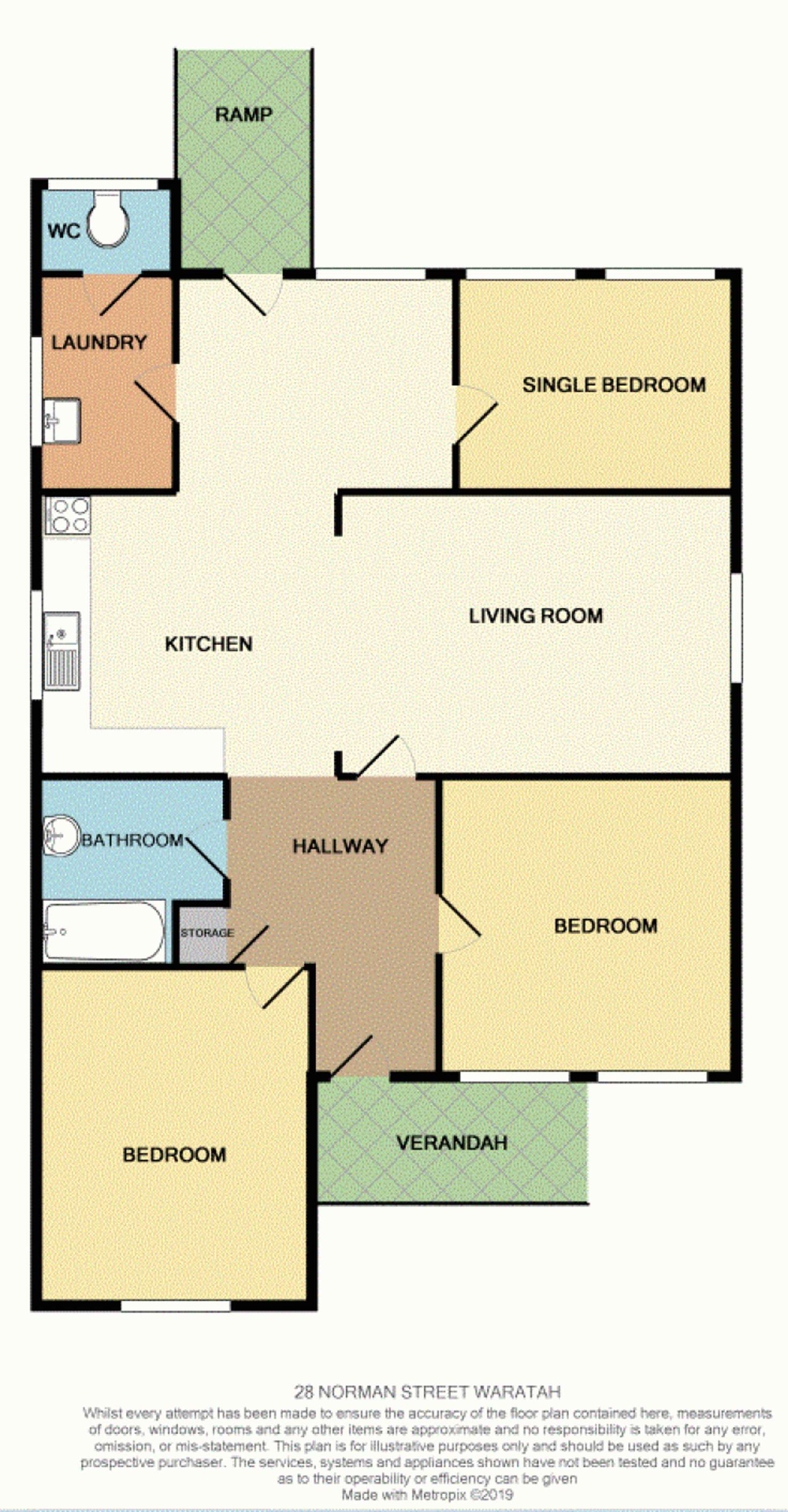 Floorplan of Homely house listing, 28 Norman Street, Waratah West NSW 2298