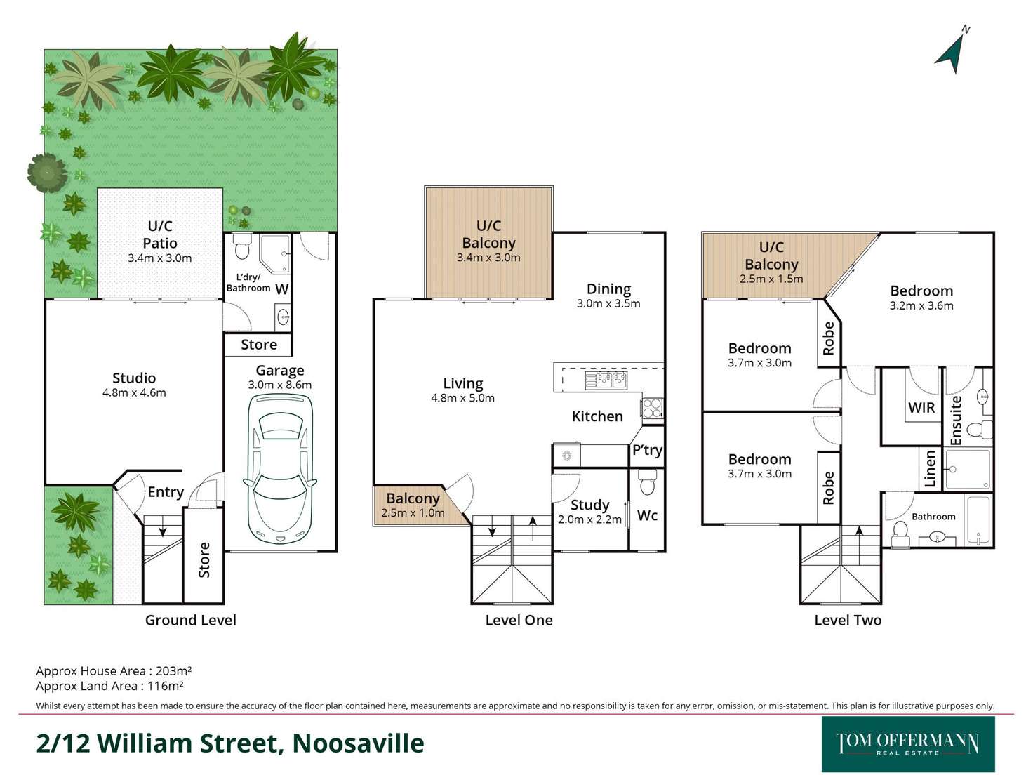 Floorplan of Homely unit listing, 2/12 William Street, Noosaville QLD 4566