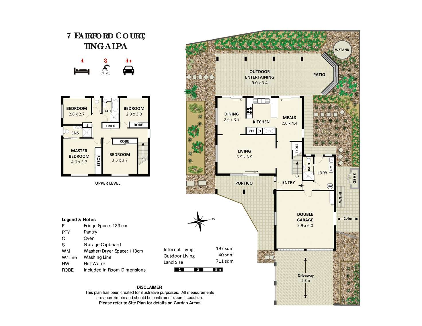 Floorplan of Homely house listing, 7 Fairford Court, Tingalpa QLD 4173