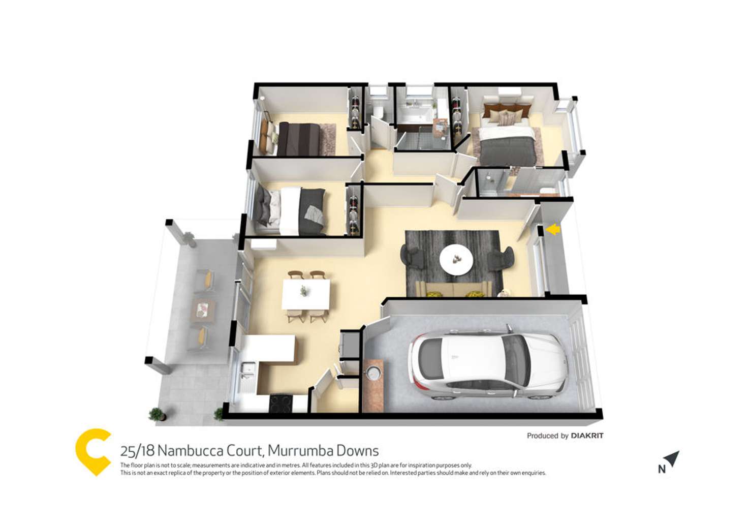 Floorplan of Homely house listing, 25/18 Nambucca Close, Murrumba Downs QLD 4503