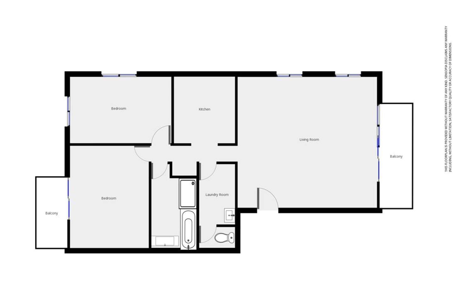 Floorplan of Homely unit listing, 3/208 Hume Street, South Toowoomba QLD 4350