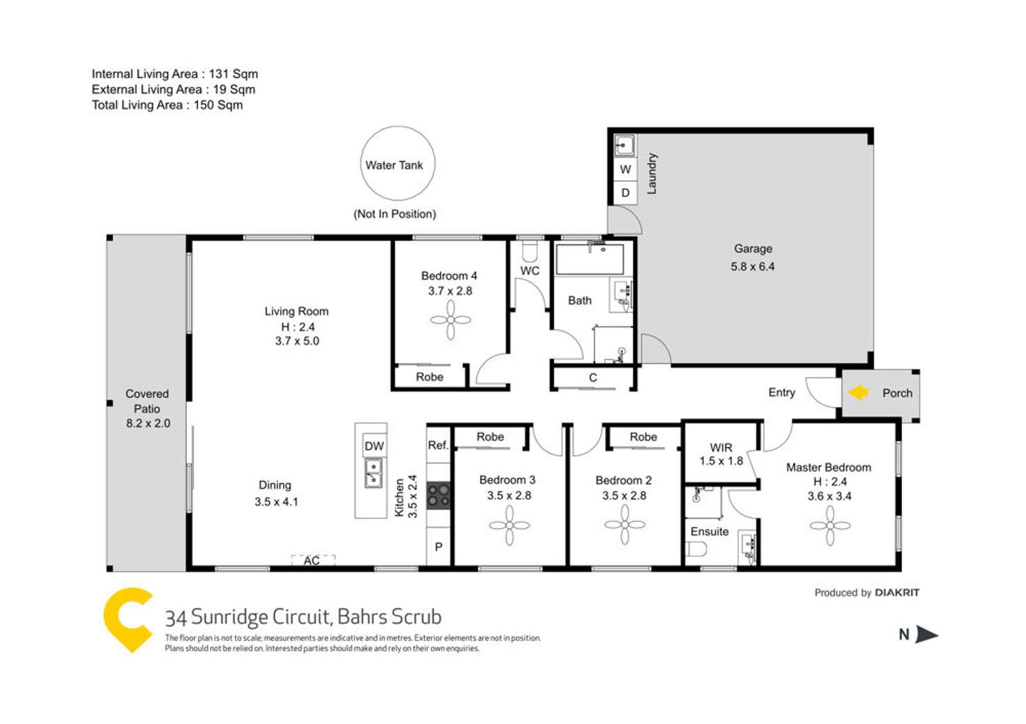 Floorplan of Homely house listing, z34 Sunridge Circuit, Bahrs Scrub QLD 4207