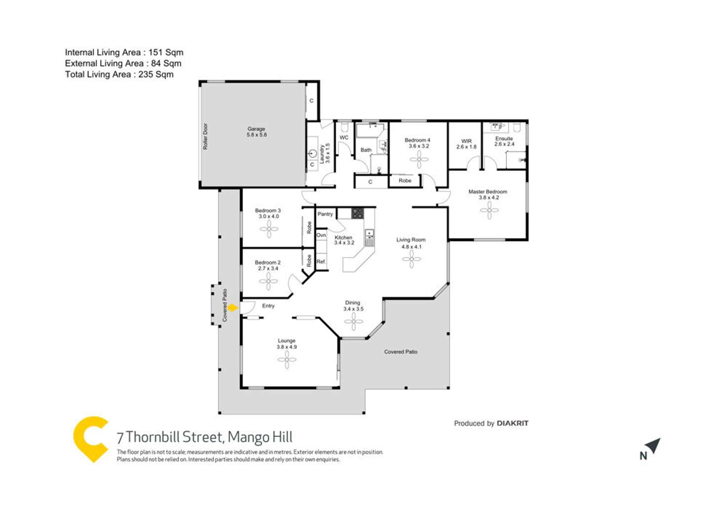 Floorplan of Homely house listing, 7 Thornbill Street, Mango Hill QLD 4509