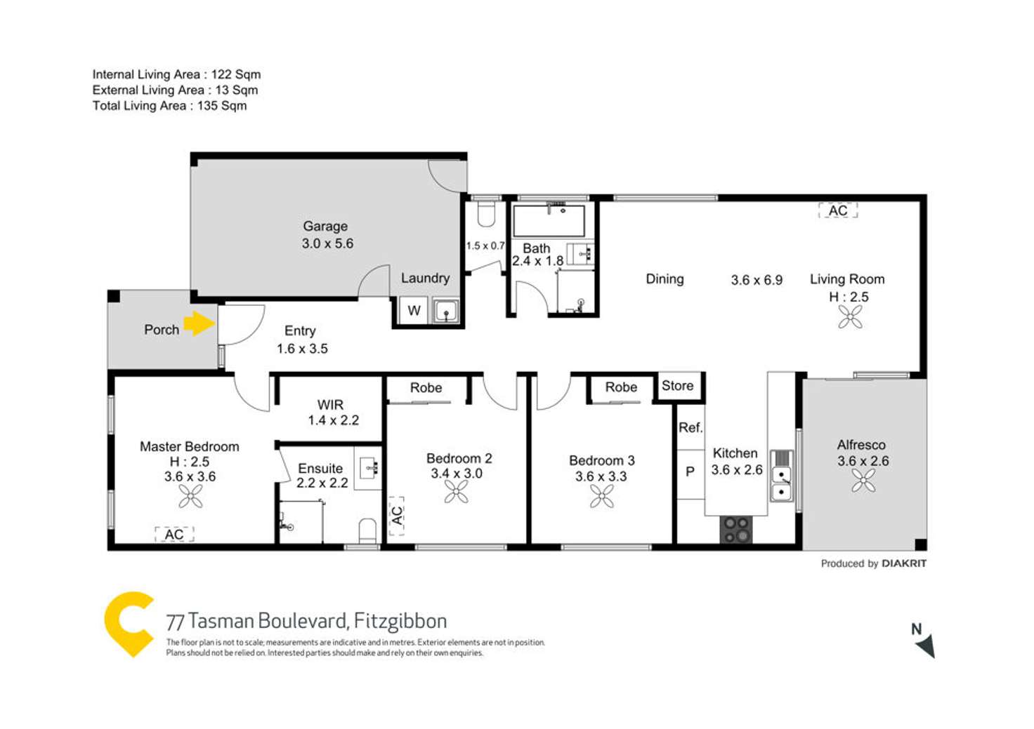 Floorplan of Homely house listing, 77 Tasman Boulevard, Fitzgibbon QLD 4018
