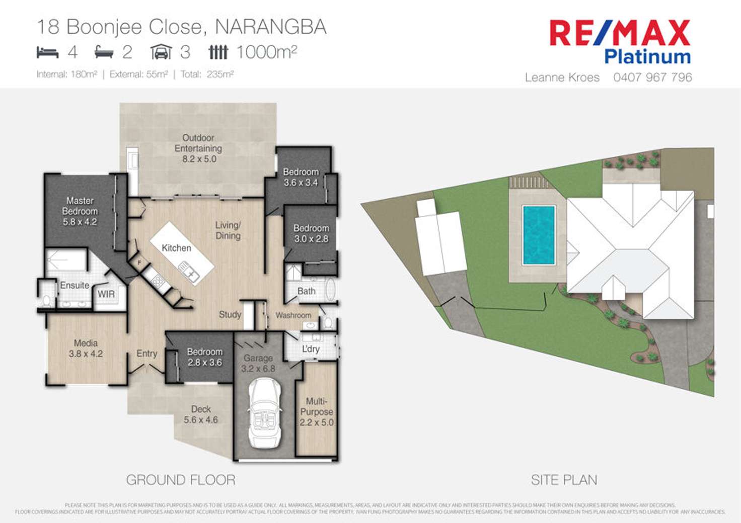 Floorplan of Homely house listing, 18 Boonjee Close, Narangba QLD 4504