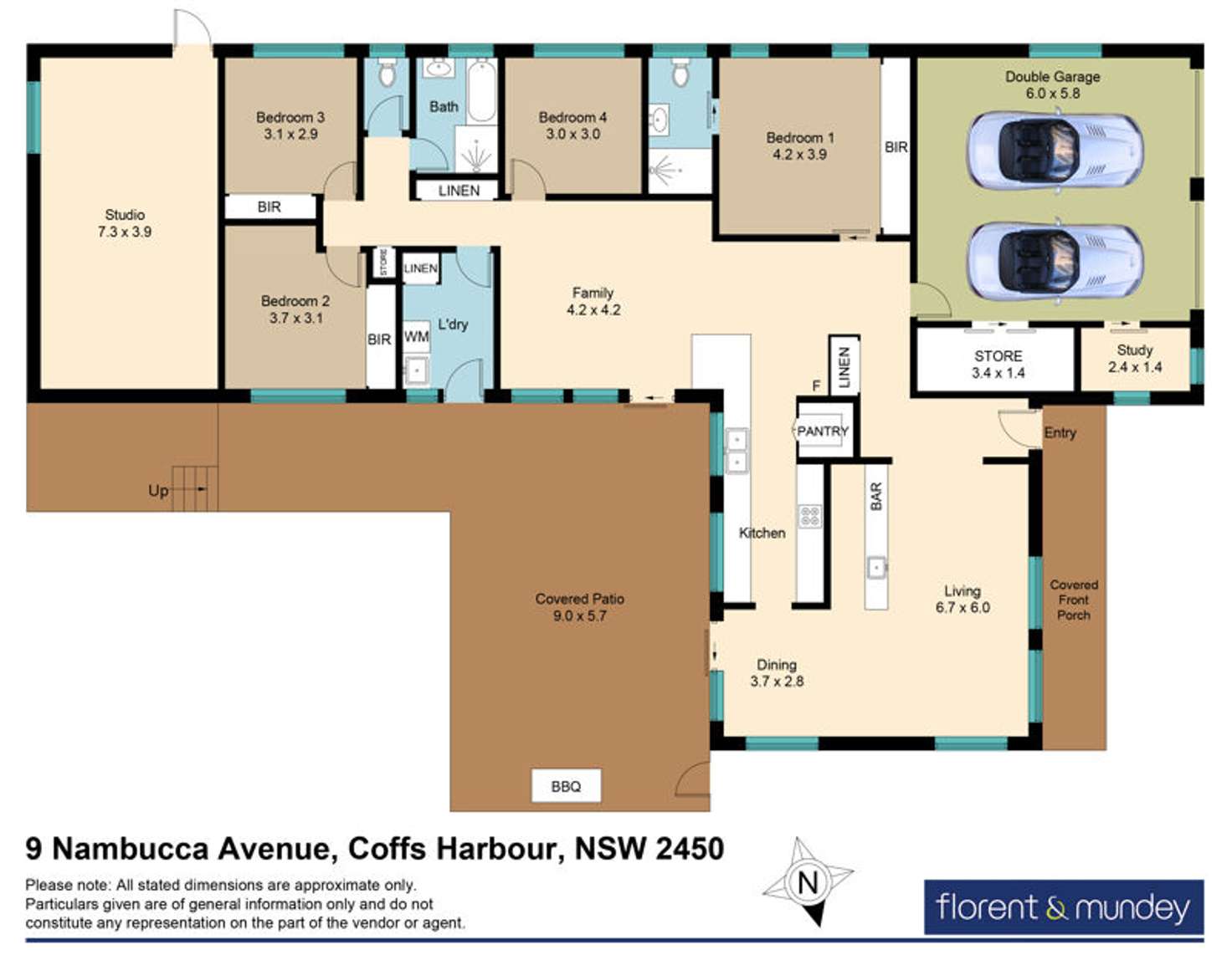 Floorplan of Homely house listing, 9 Nambucca Ave, Coffs Harbour NSW 2450