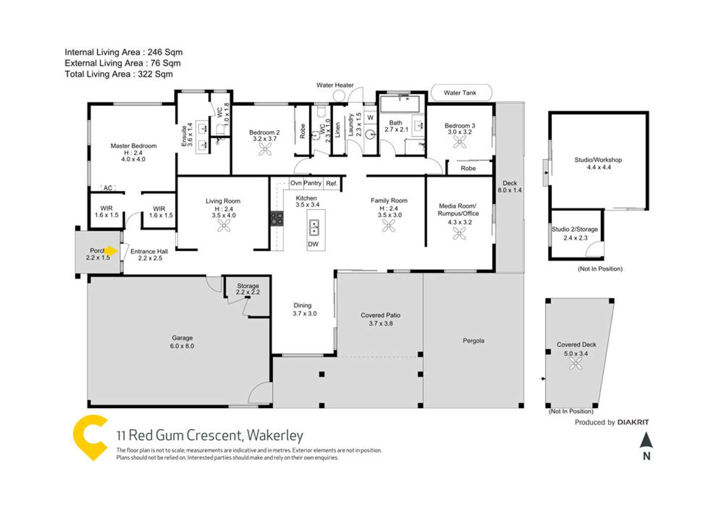 Floorplan of Homely house listing, 11 Red Gum Crescent, Wakerley QLD 4154