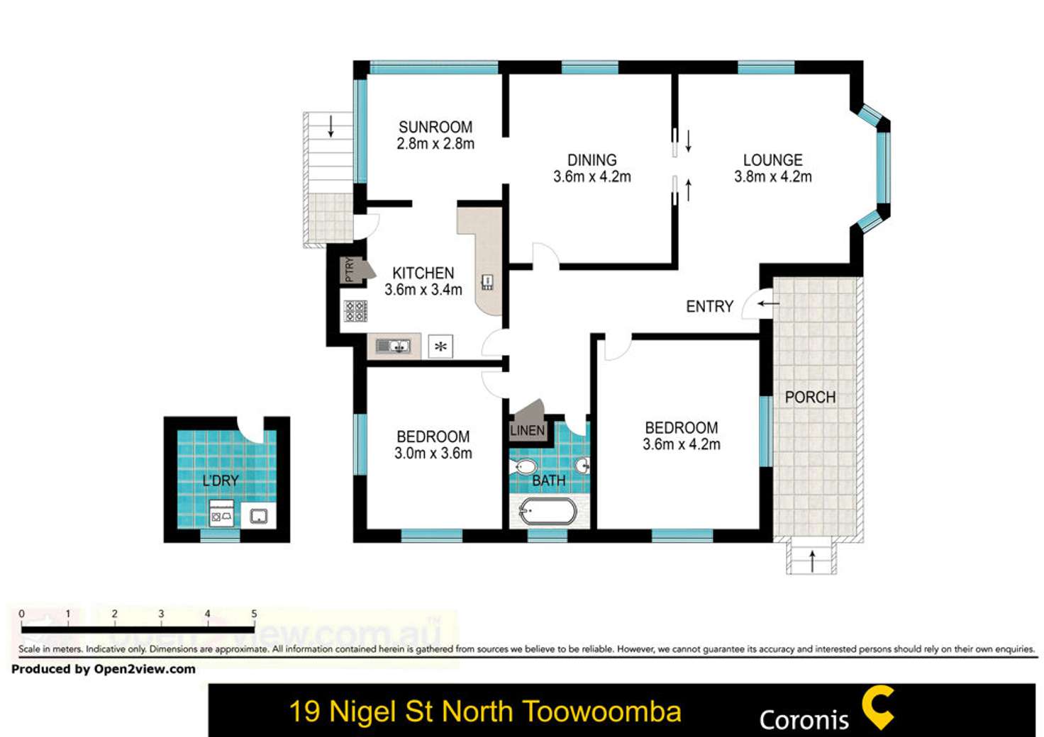 Floorplan of Homely house listing, 19 Nigel street, North Toowoomba QLD 4350