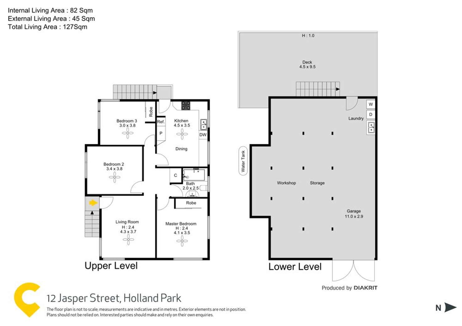 Floorplan of Homely house listing, 12 Jasper Street, Holland Park QLD 4121