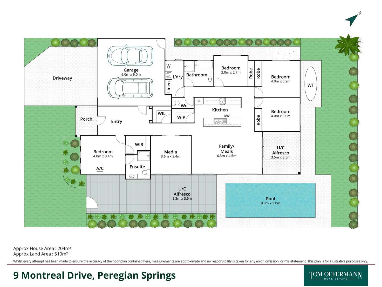 Floorplan of Homely house listing, 9 Montreal Drive, Peregian Springs QLD 4573