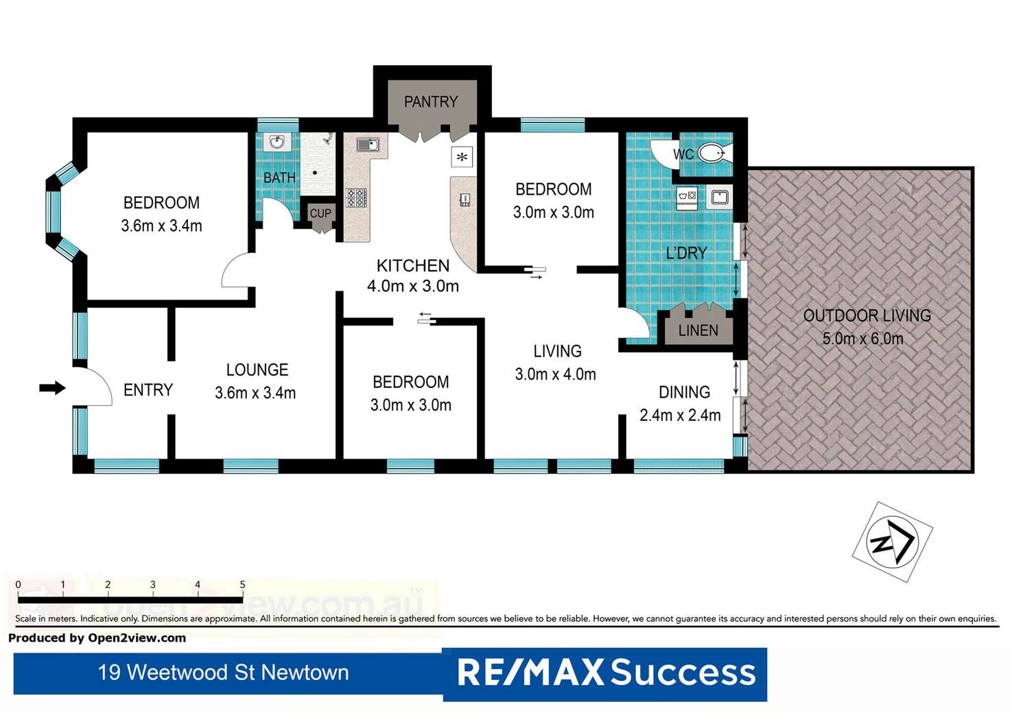 Floorplan of Homely house listing, 19 Weetwood Street, Newtown QLD 4350