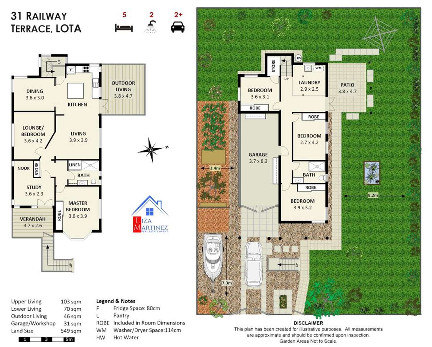 Floorplan of Homely house listing, 31 Railway Terrace, Lota QLD 4179