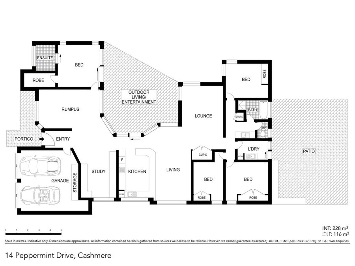 Floorplan of Homely house listing, 14 Peppermint Drive, Cashmere QLD 4500