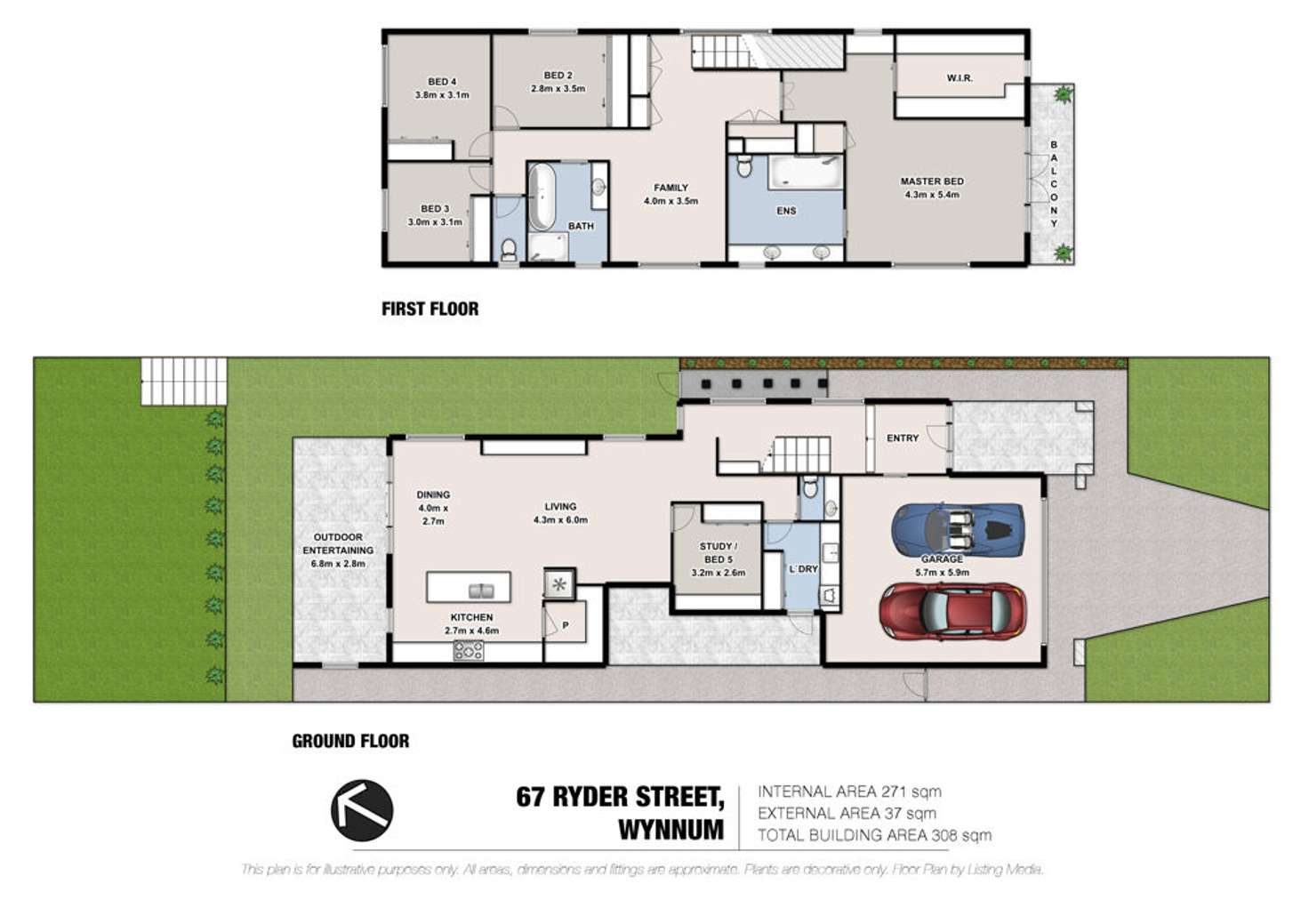 Floorplan of Homely house listing, 67 Ryder Street, Wynnum QLD 4178