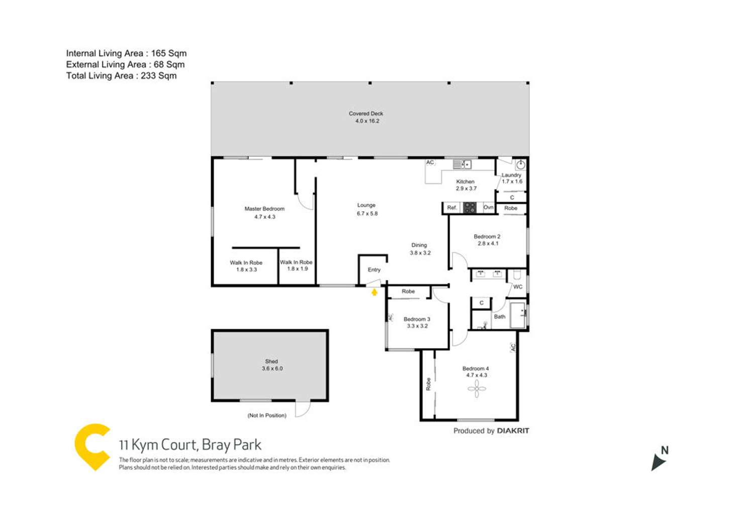 Floorplan of Homely house listing, 11 Kym Court, Bray Park QLD 4500