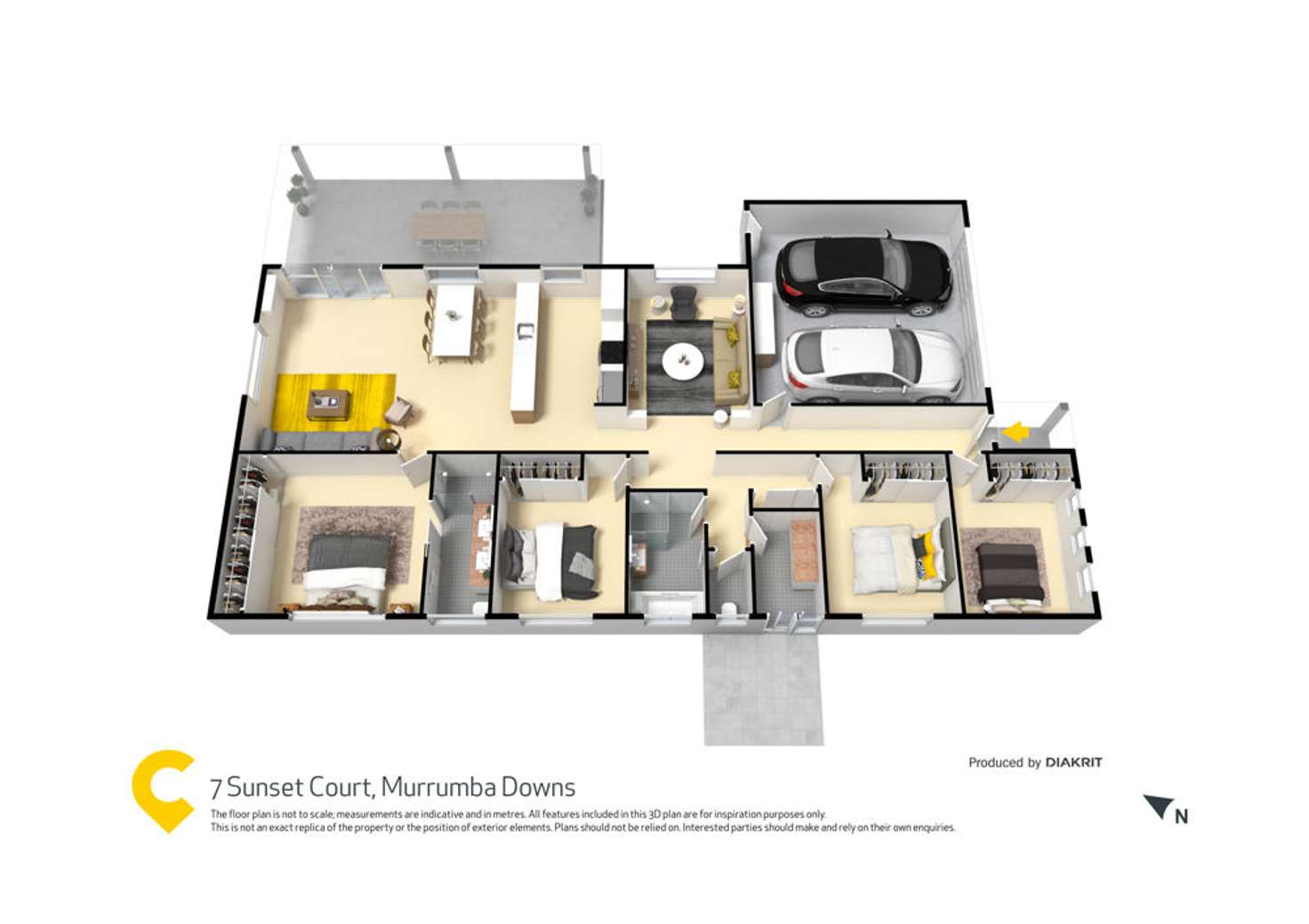 Floorplan of Homely house listing, 7 Sunset Court, Murrumba Downs QLD 4503
