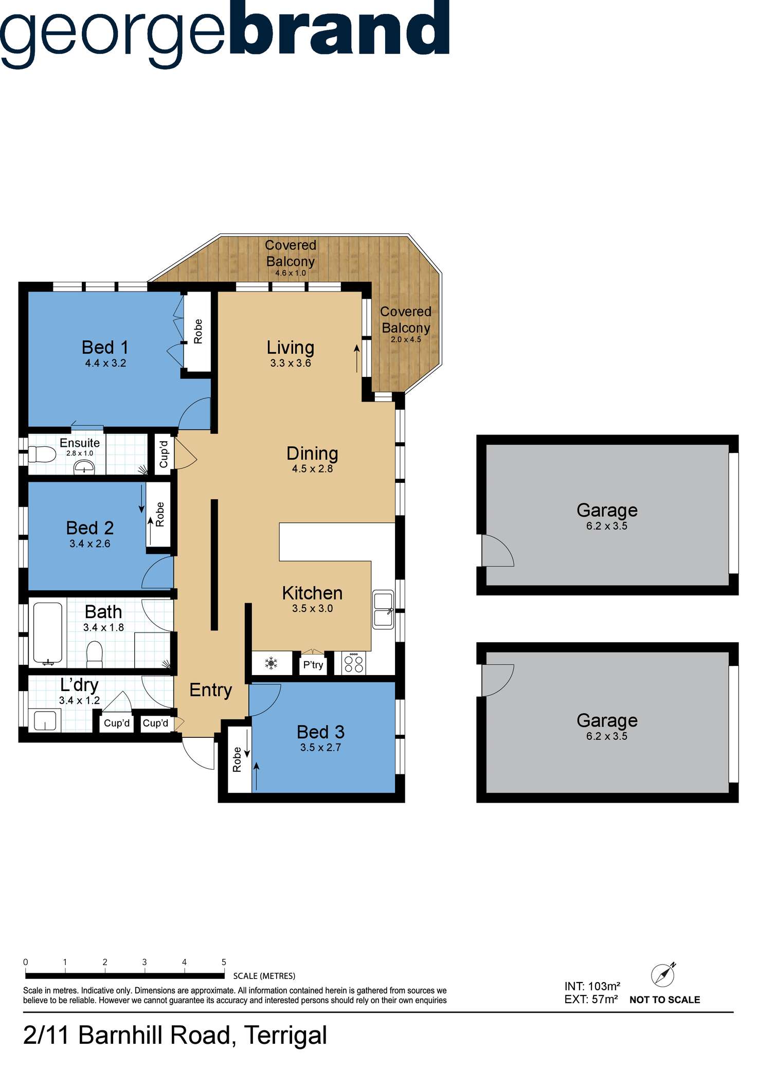 Floorplan of Homely unit listing, 2/11 Barnhill Rd, Terrigal NSW 2260