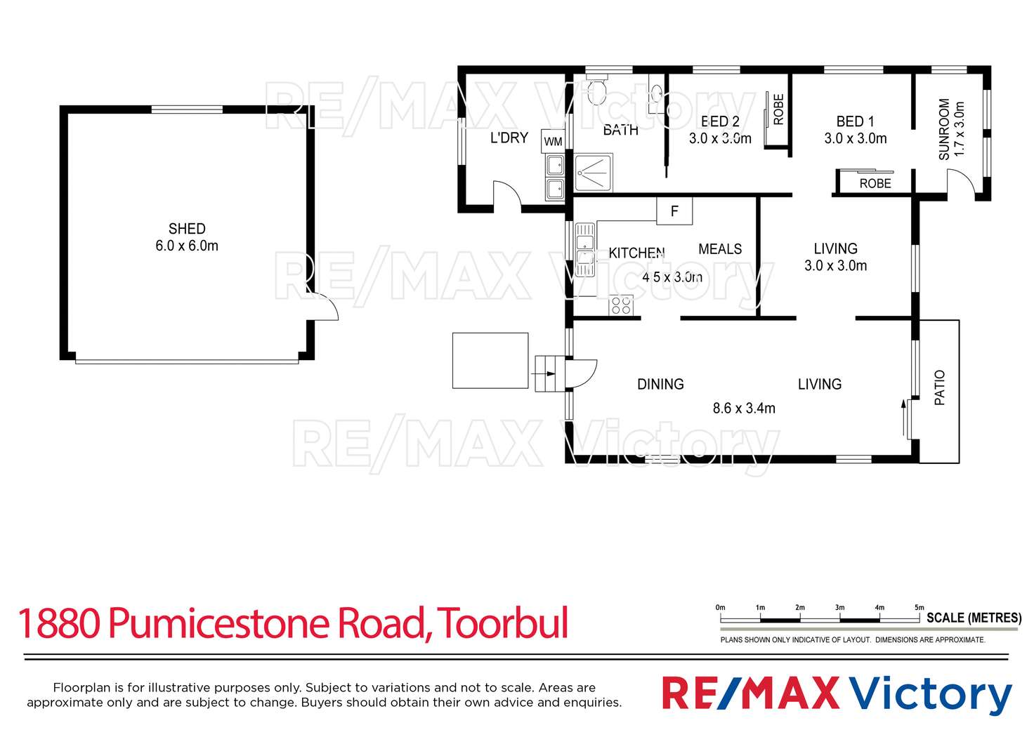 Floorplan of Homely retirement listing, 1880 Pumicestone Road, Toorbul QLD 4510