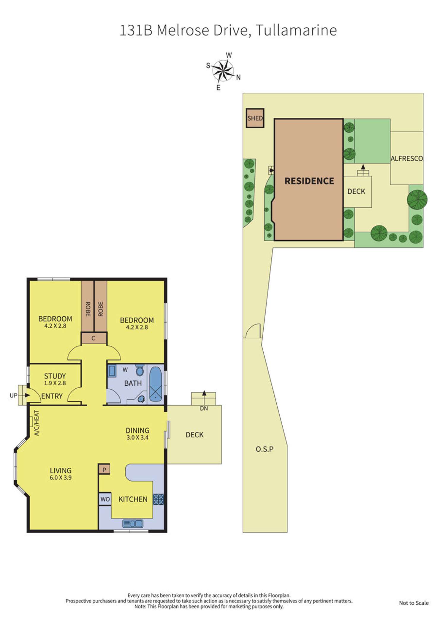 Floorplan of Homely house listing, 131b Melrose Drive, Tullamarine VIC 3043
