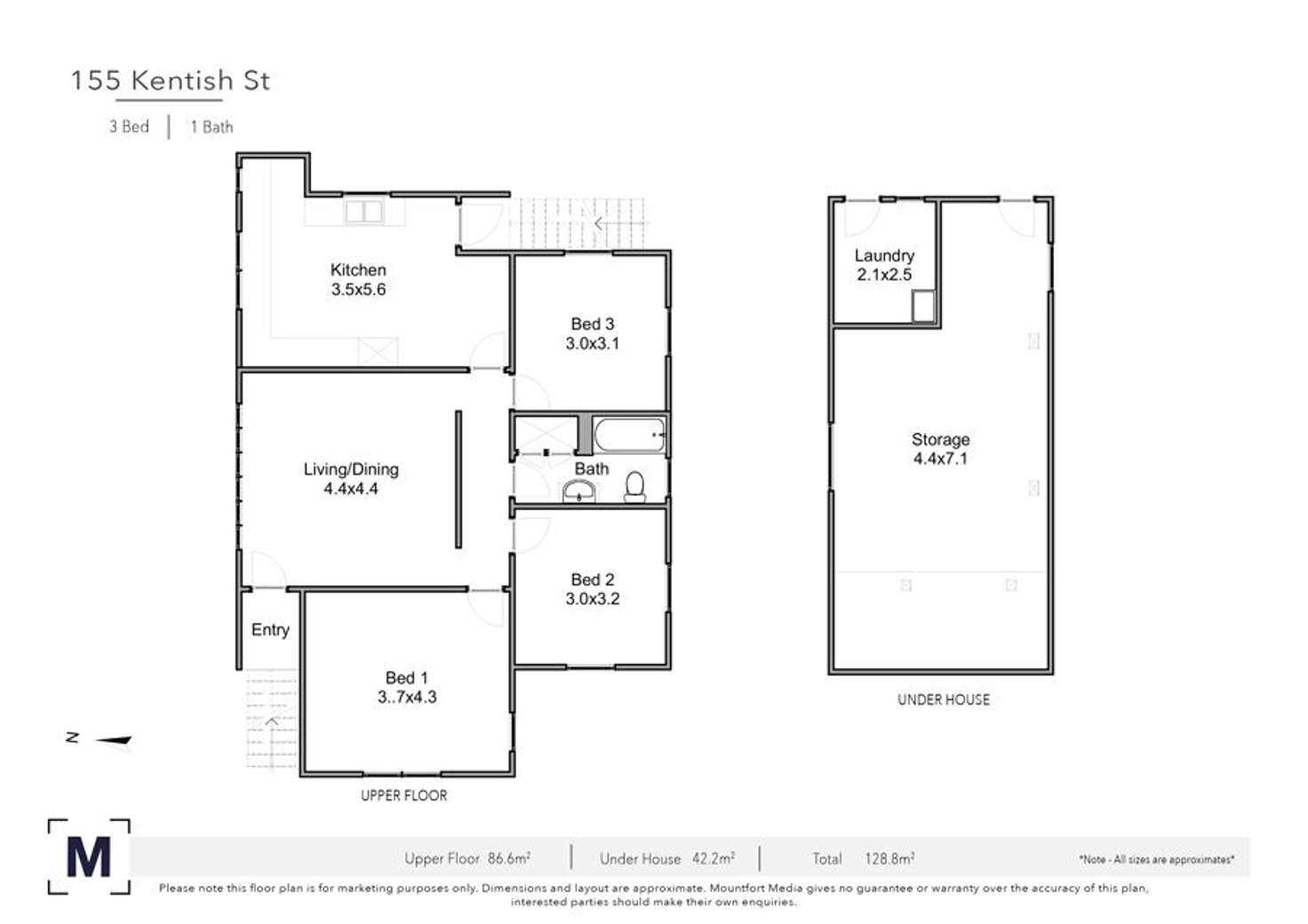 Floorplan of Homely house listing, 155 Kentish Street, Mount Gravatt East QLD 4122