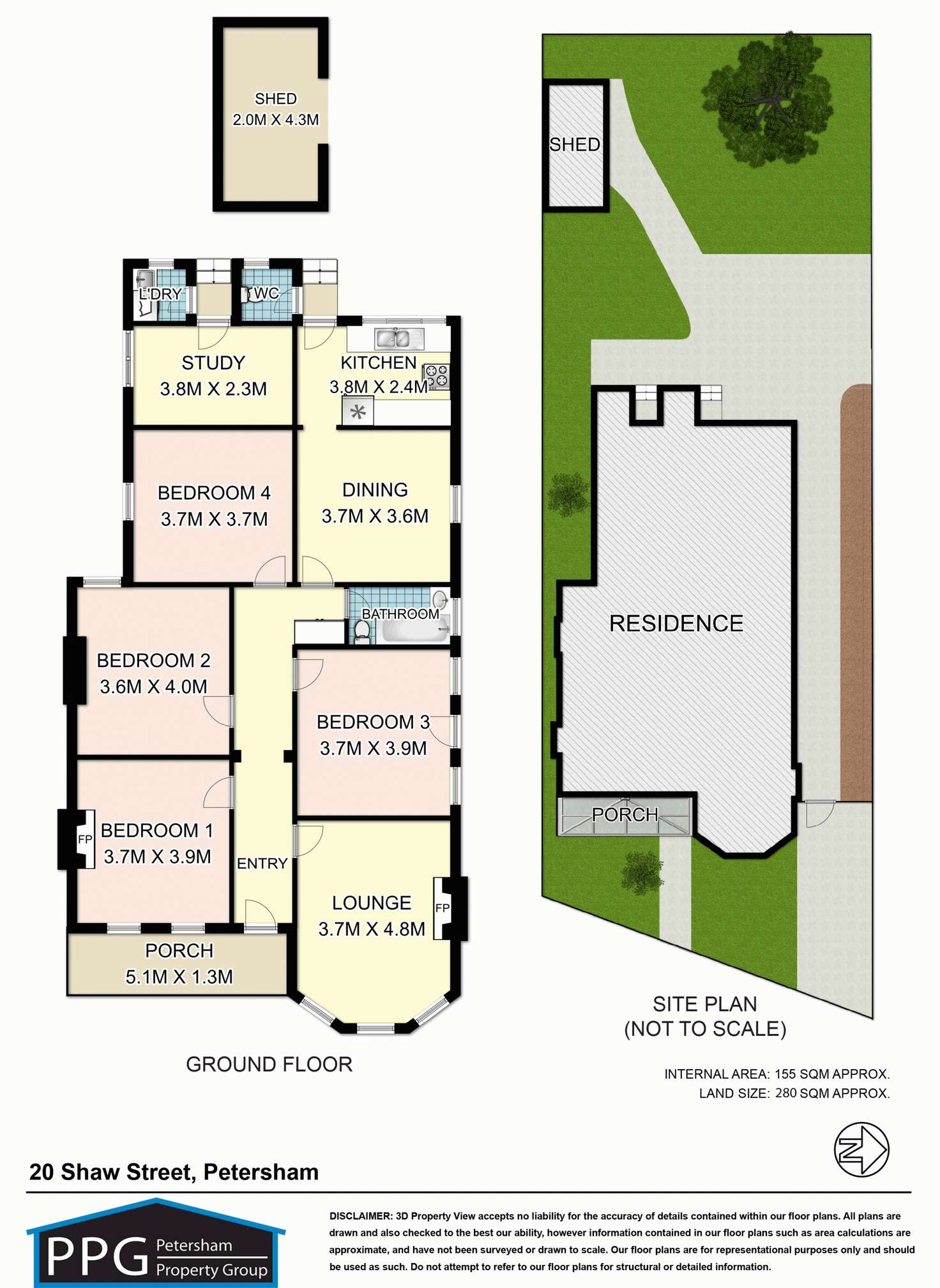 Floorplan of Homely house listing, 20 Shaw Street, Petersham NSW 2049