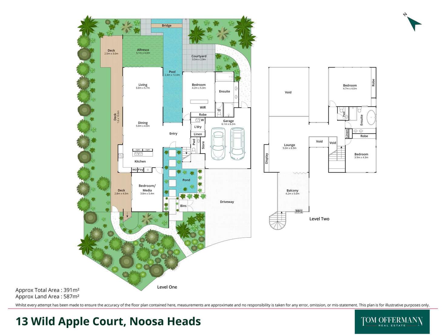 Floorplan of Homely house listing, 13 Wild Apple Court, Noosa Heads QLD 4567