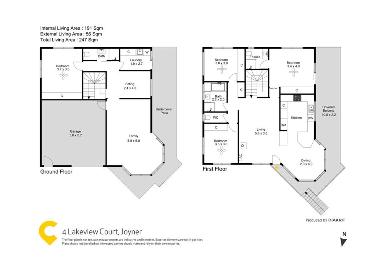 Floorplan of Homely house listing, 4 Lakeview Court, Joyner QLD 4500