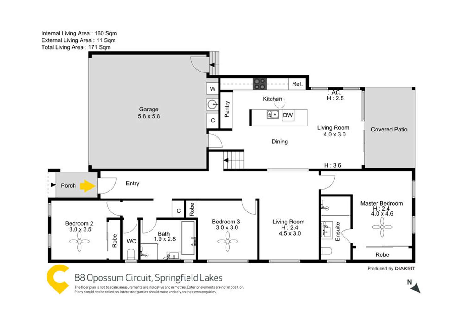Floorplan of Homely house listing, 88 Opossum Circuit, Springfield Lakes QLD 4300