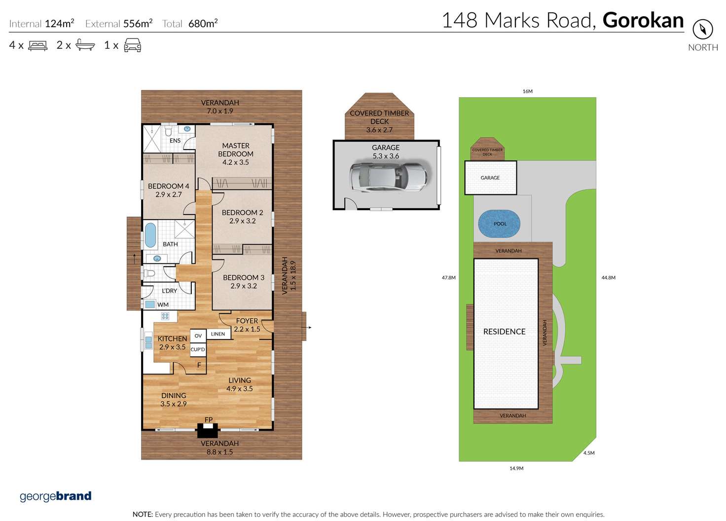 Floorplan of Homely house listing, 148 Marks Road, Gorokan NSW 2263