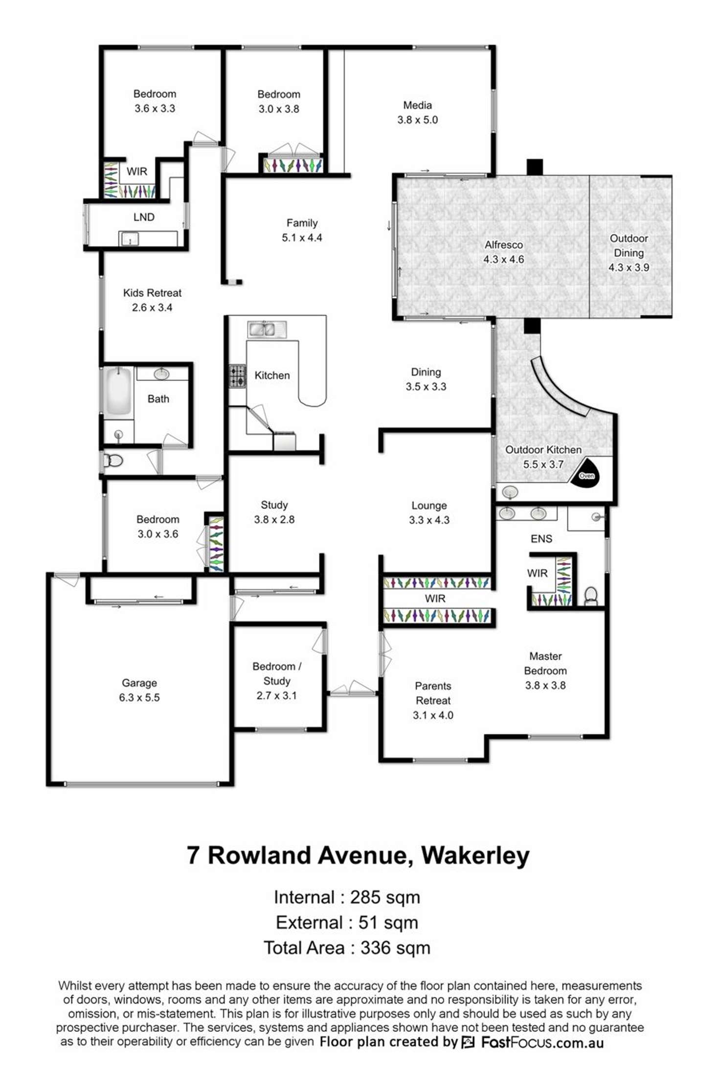 Floorplan of Homely house listing, 7 Rowland Avenue, Wakerley QLD 4154