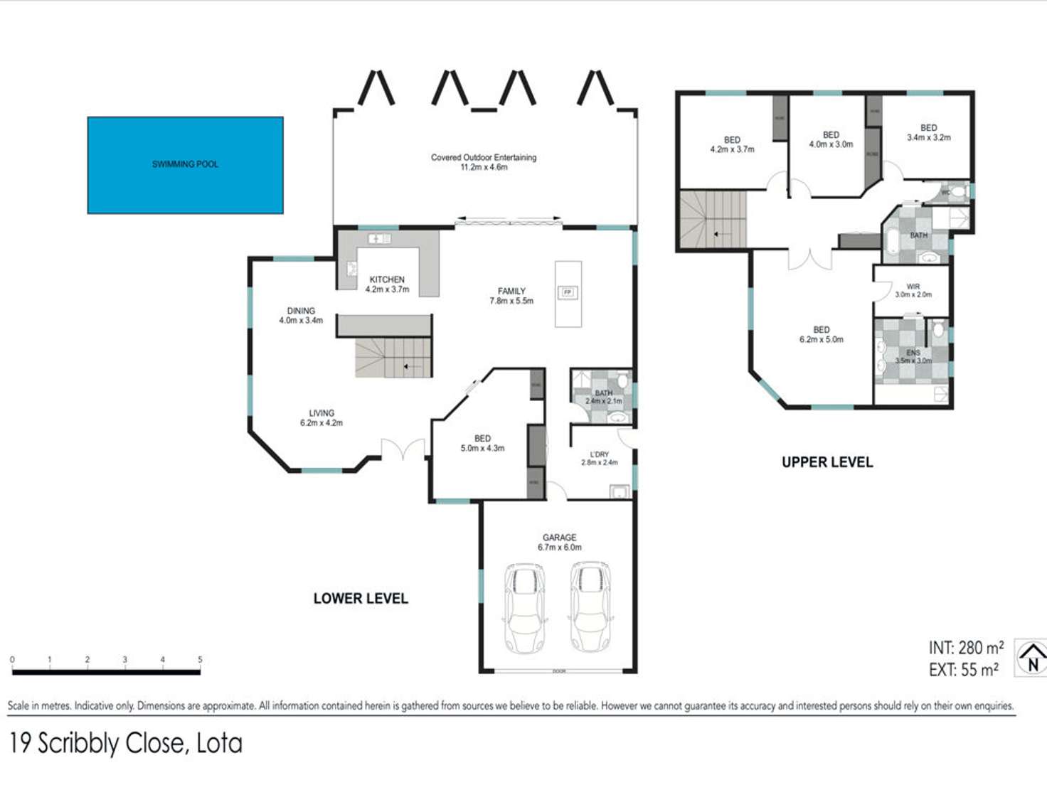 Floorplan of Homely house listing, 19 Scribbly Close, Lota QLD 4179