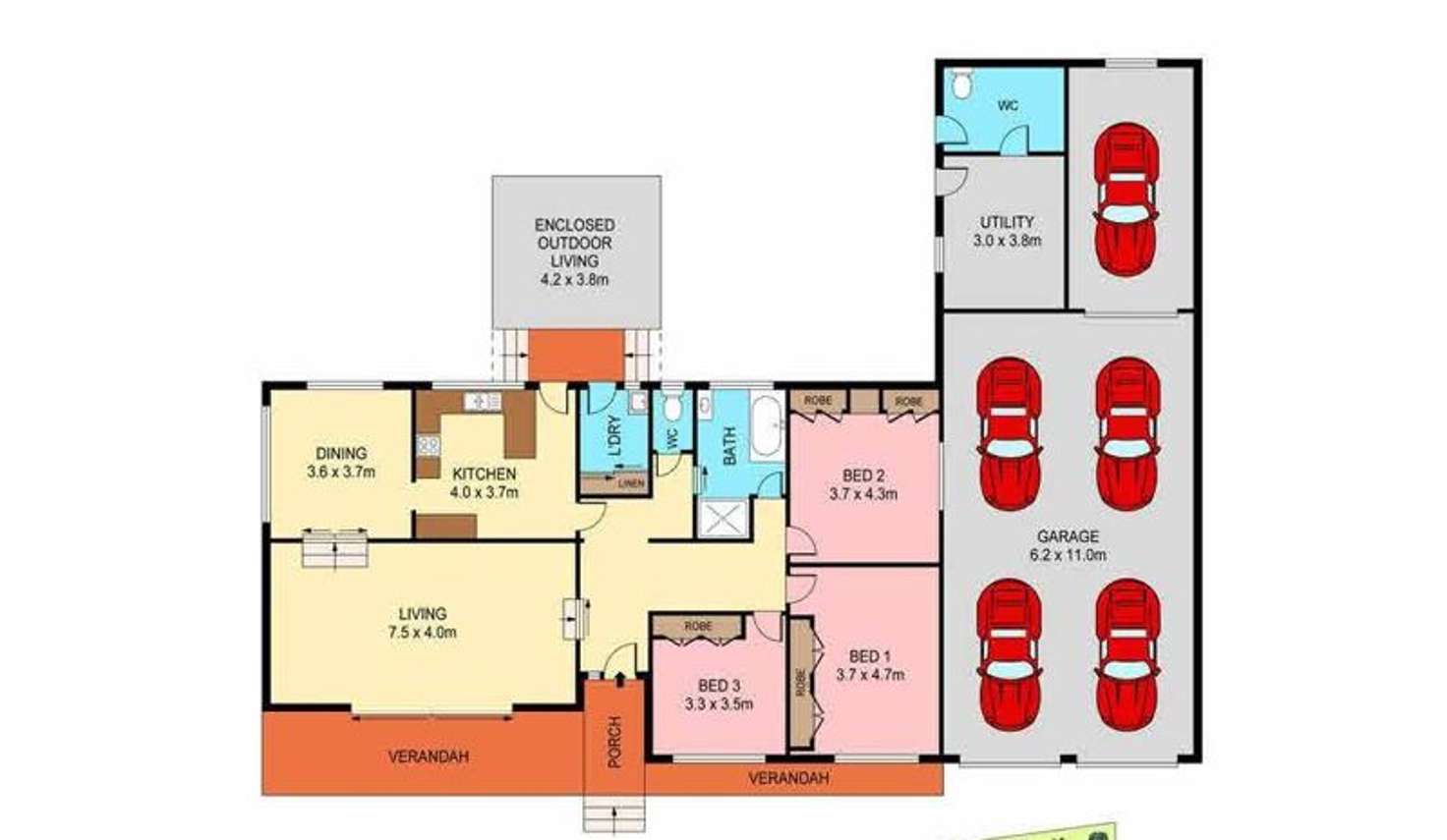 Floorplan of Homely house listing, 50 Ridge Street, Tamworth NSW 2340