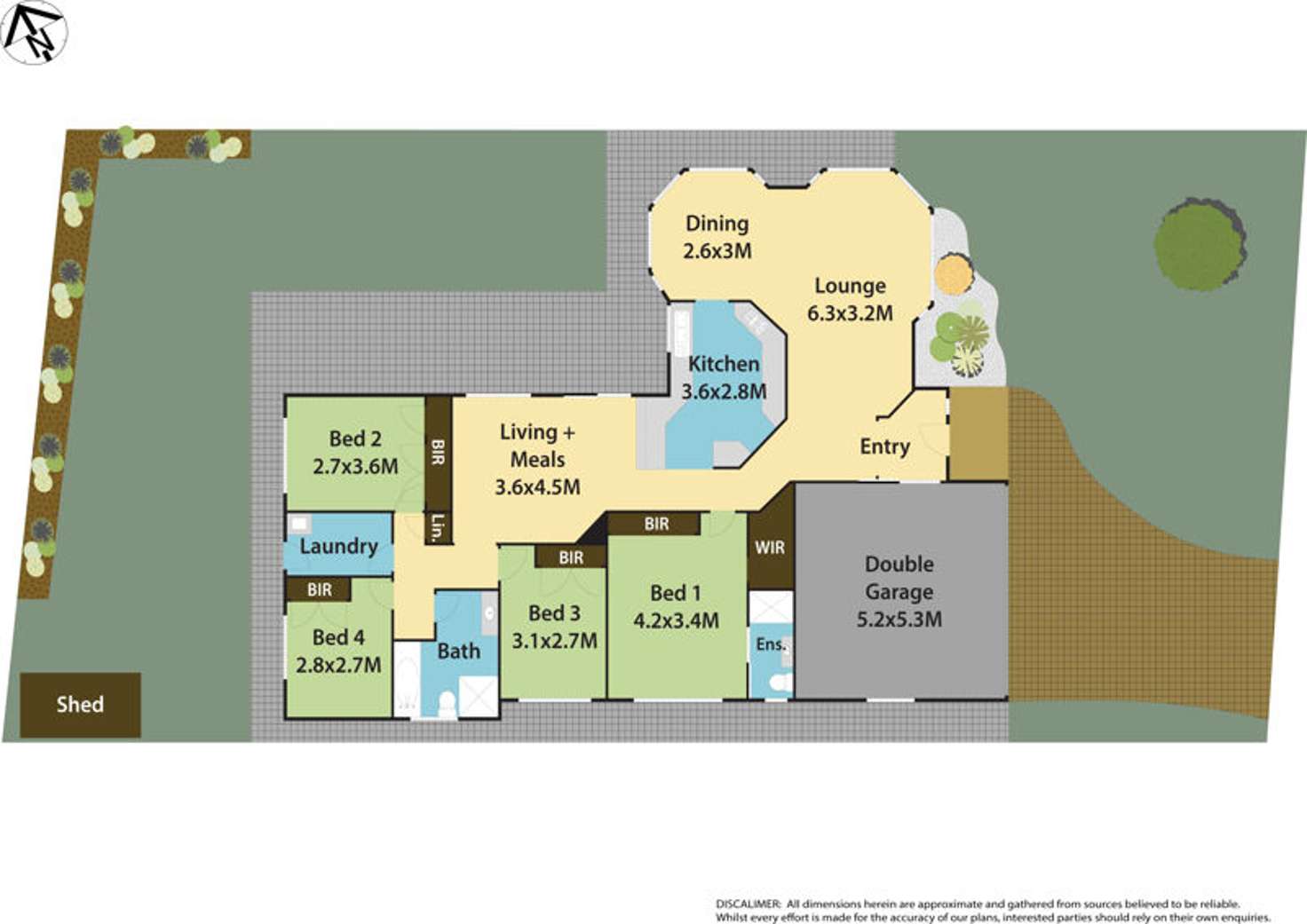 Floorplan of Homely house listing, 15 Kumquat Way, Glenwood NSW 2768