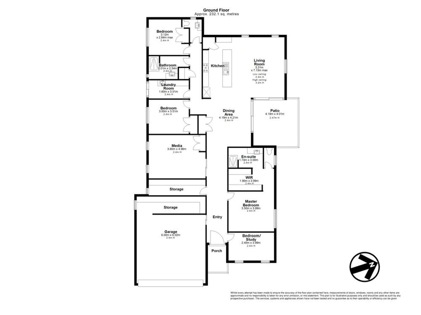Floorplan of Homely house listing, 26 Petrie Crescent, Aspley QLD 4034