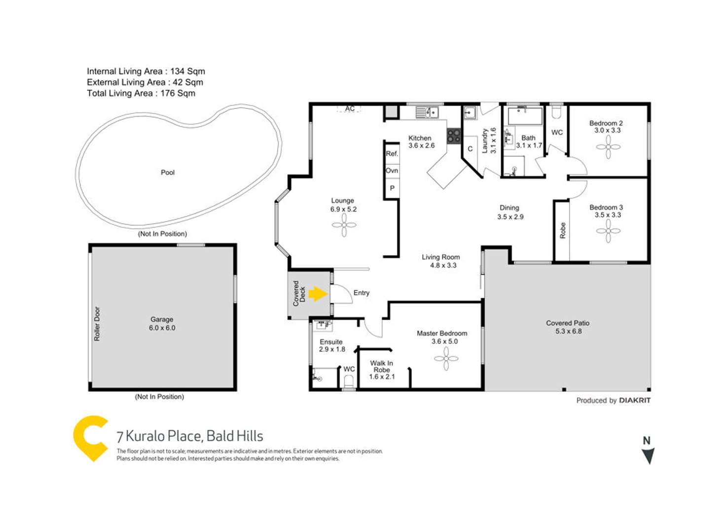 Floorplan of Homely house listing, 7 Kuralo Place, Bald Hills QLD 4036