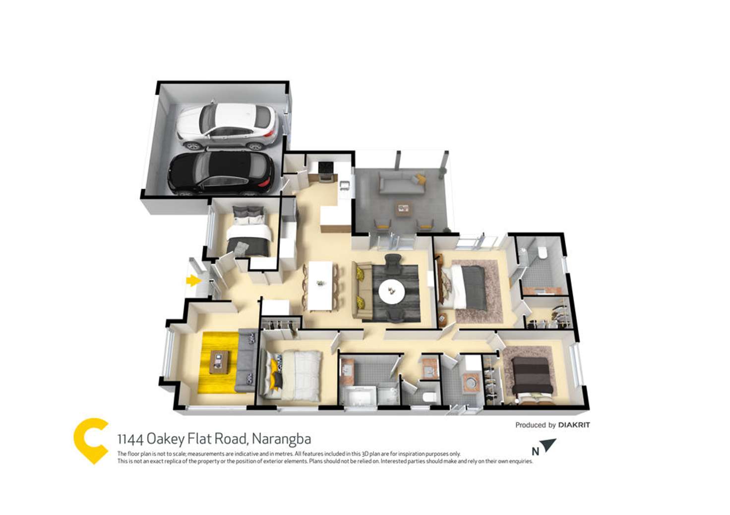Floorplan of Homely house listing, 1144 Oakey Flat Road, Narangba QLD 4504