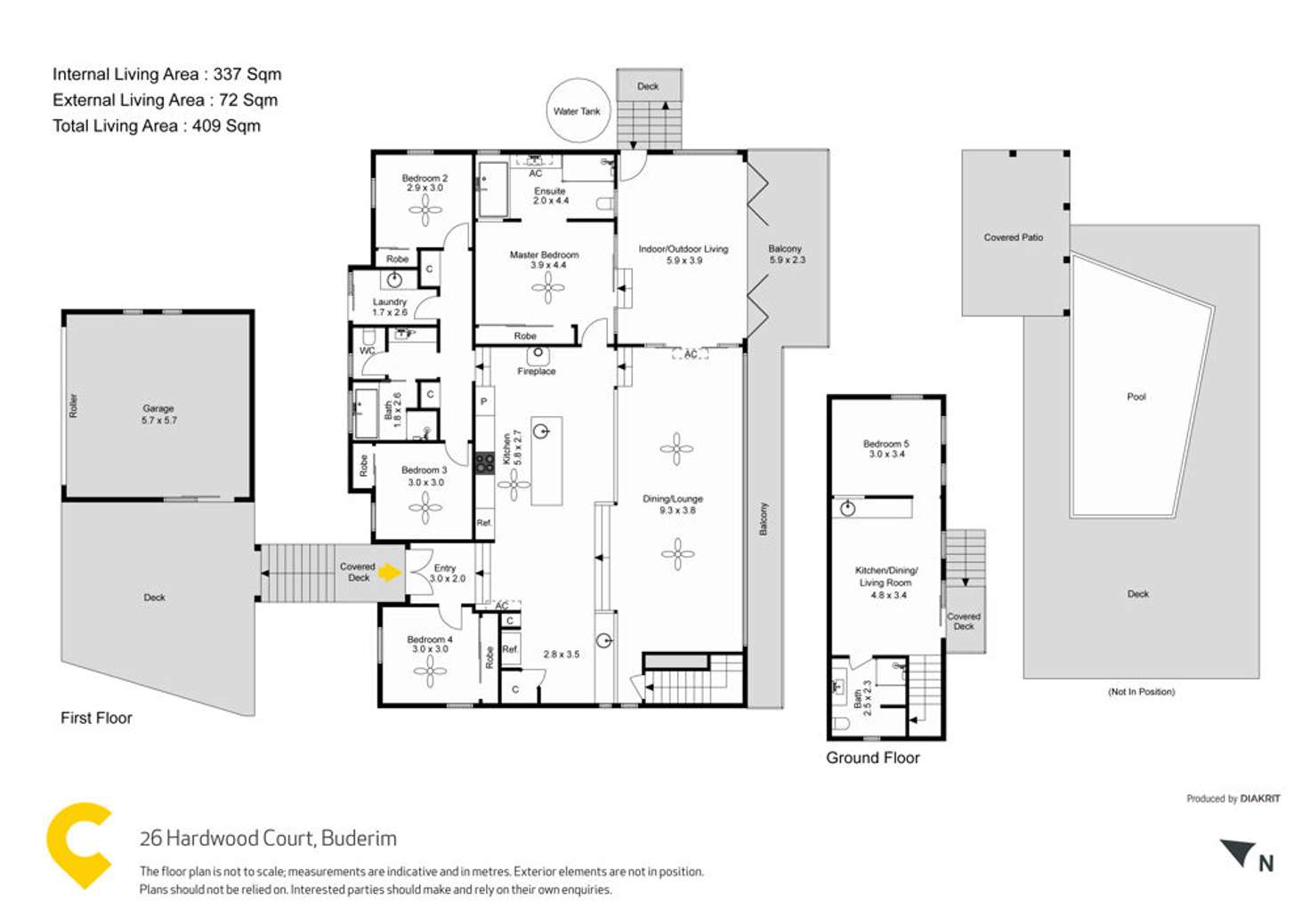 Floorplan of Homely house listing, 26 Hardwood Court, Buderim QLD 4556