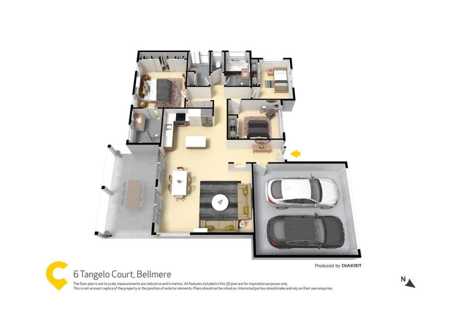 Floorplan of Homely house listing, 6 Tangelo Court, Bellmere QLD 4510